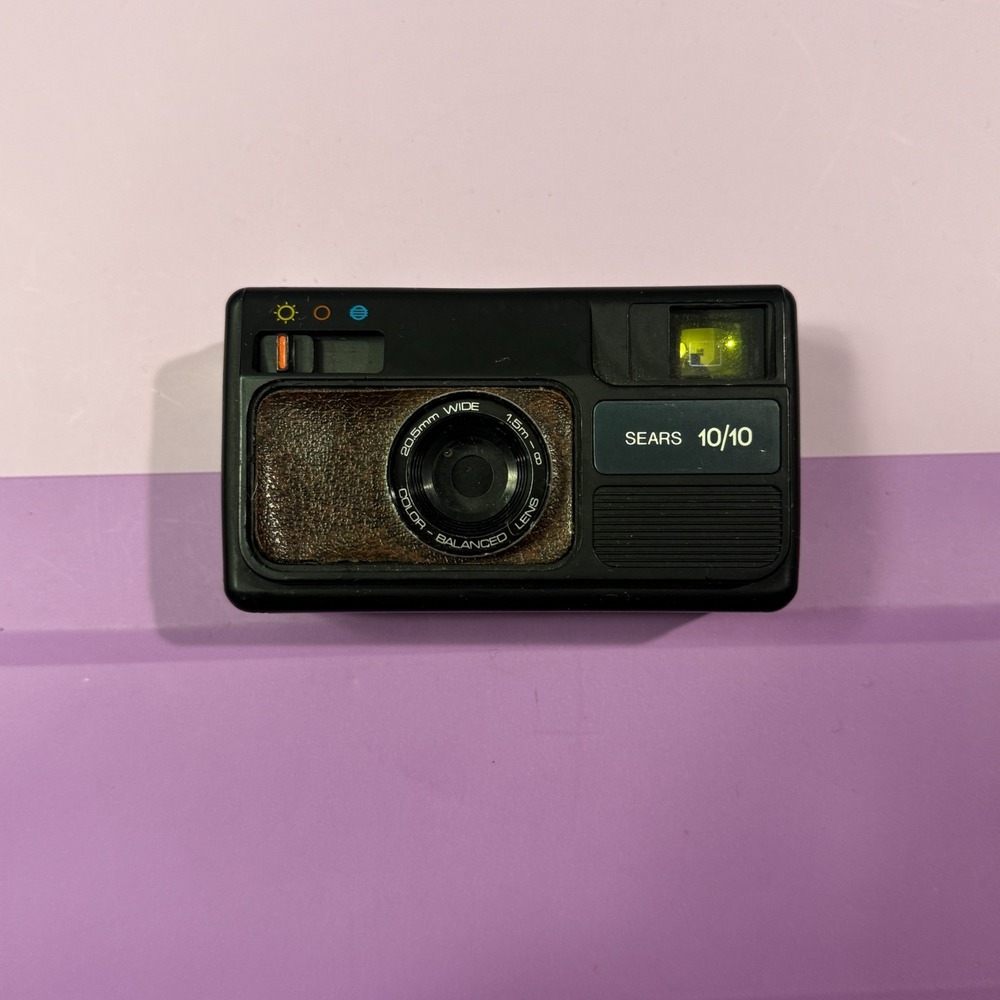 Vintage Sears 10/10 110 Film Camera Pocket Point and Shoot Japan Untested